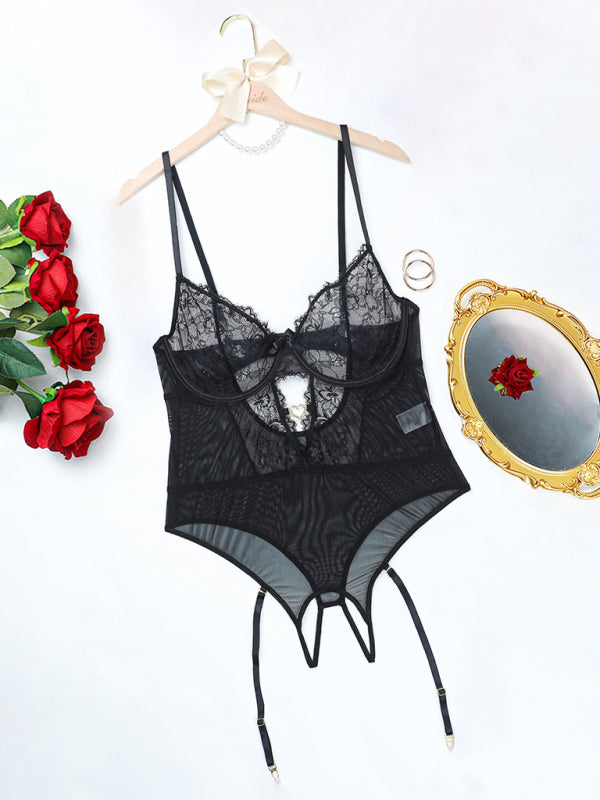 Lace Bodysuit Sexy Lingerie Set