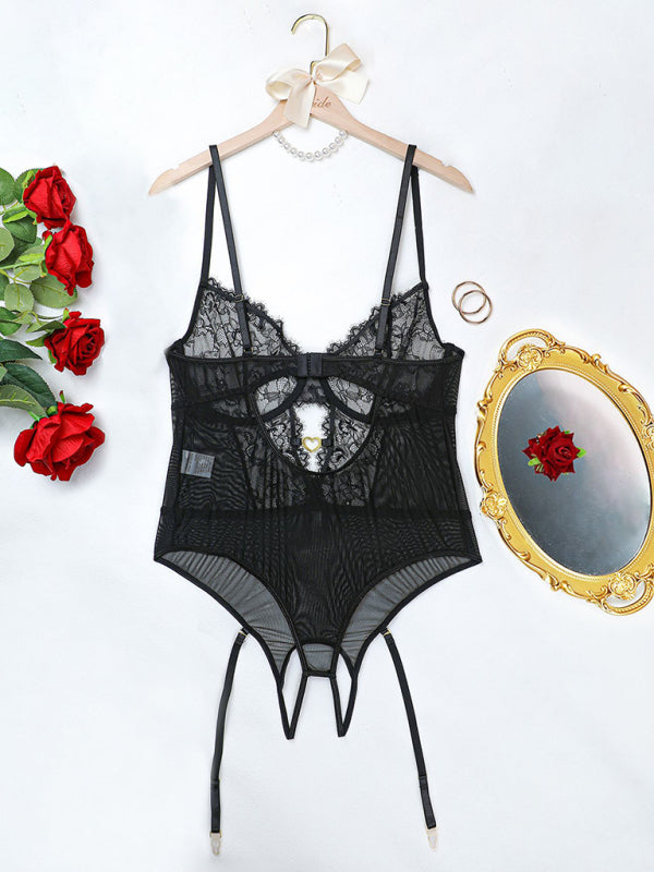 Lace Bodysuit Sexy Lingerie Set