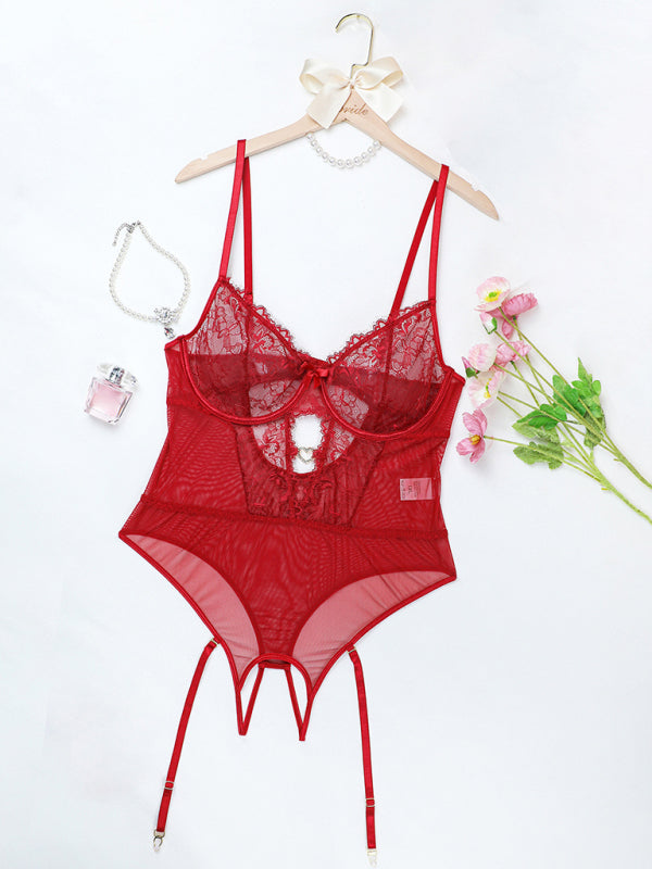 Lace Bodysuit Sexy Lingerie Set