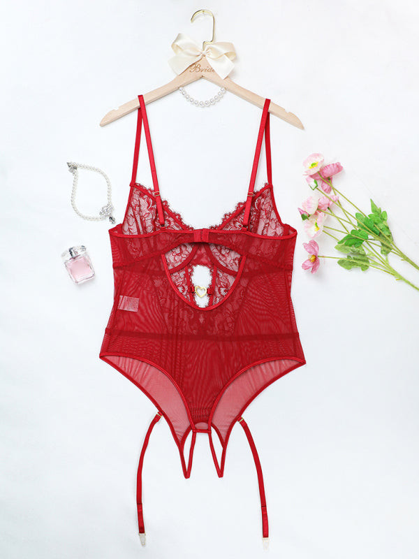 Lace Bodysuit Sexy Lingerie Set