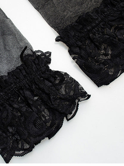 Sexy lingerie garter belt three-piece uniform set