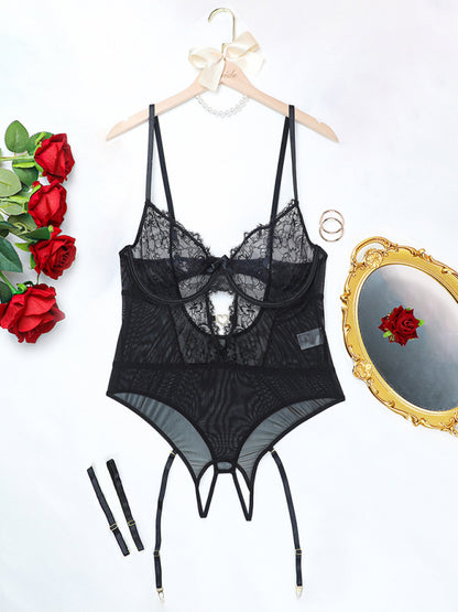 Lace Bodysuit Sexy Lingerie Set