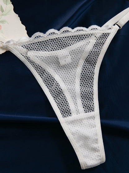 Sexy wave lace underwear set